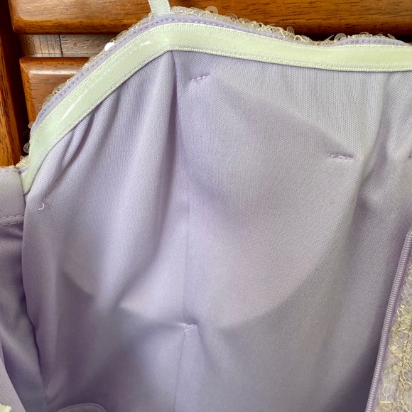 Lilac Strapless Dress - Picture 4 of 6